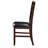 Carlsen Upholstered Side Chair in Black and Cherry (Set of 2)