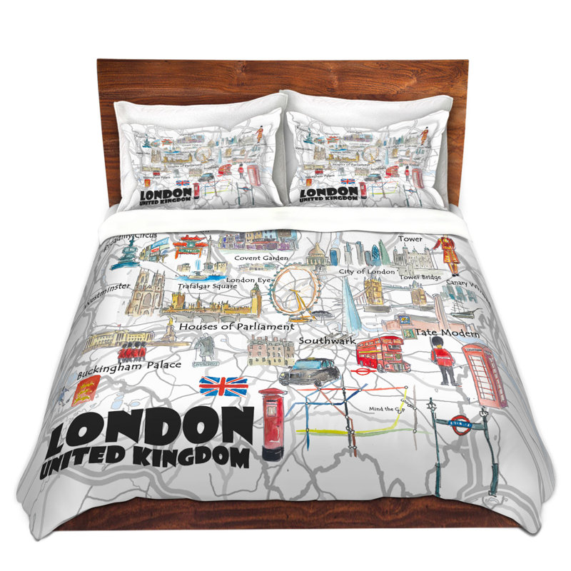 Ensembles de housse de couette DiaNoche en microfibre par Markus Bleichner - London UK touriste 2