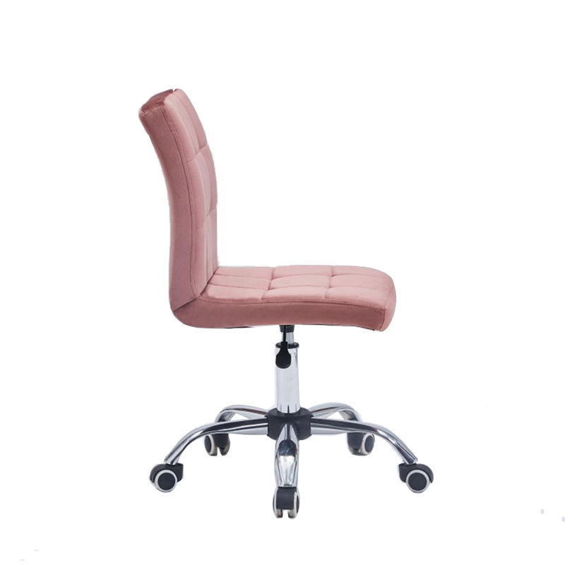 Ketillogh Velvet Office Chair, Pink