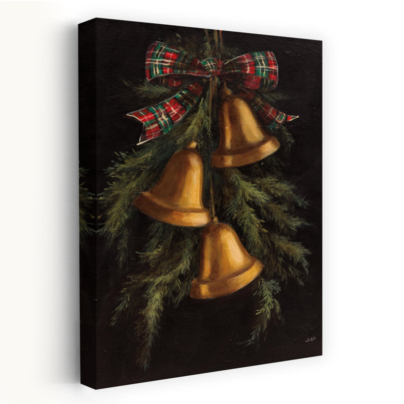 Art de pin abstrait de Noël II, H 24 po x l 16 po