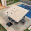 2.75m x3.3m / 2.75m x3.65m Rectangular Cantilever Parasol With Base-244514927-137965402