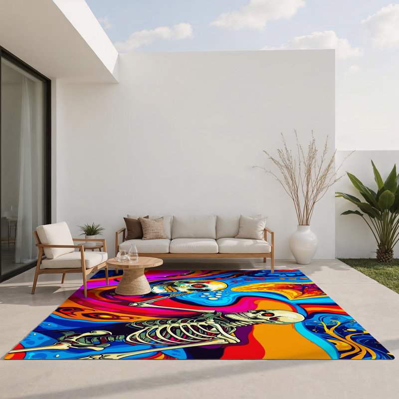 Tapis intérieur et extérieur Spectrum Veil, Rectangle 1 pi 6 po x 2 pi 6 po