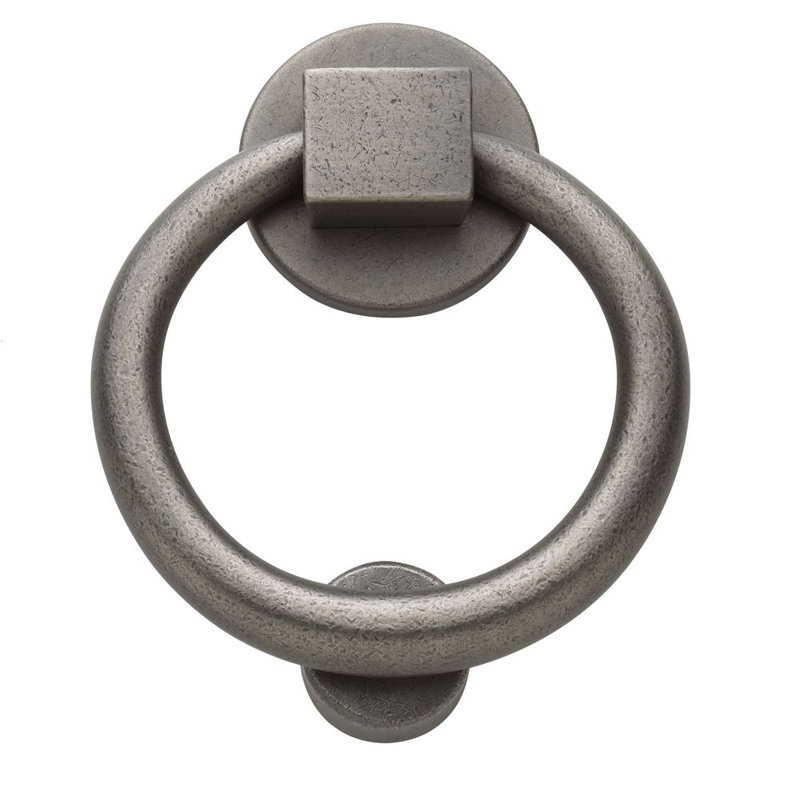 Ring Door Knocker, Distressed Antique Nickel