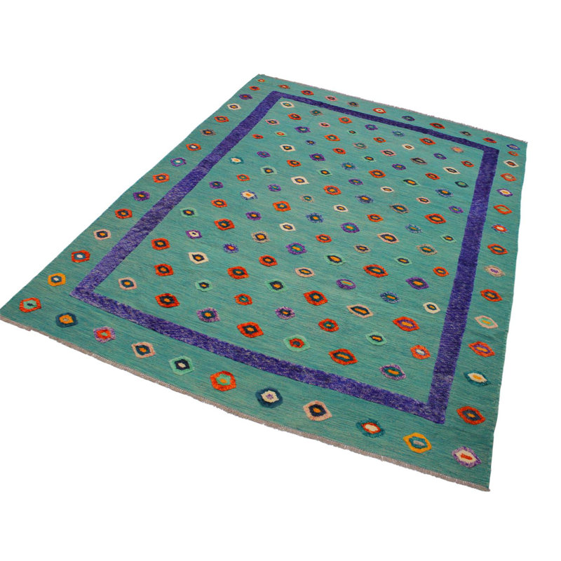 Madgline Wool Floral Rug
