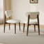 71" Mid Century Dining Table Set With 6 Dining Chairs, Retangular Kitchen Table With Sintered Stone Table Top
