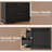 Danforth 2 Drawer Nightstands with Storage and Built-in Charging Station-501430303
