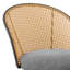 49cm H Tufted Polyester Blend Upholstered Metal Full Back Side Chair-1890963503