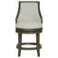 Robroy Swivel Upholstered Bar Stool with Solid Wood Frame-27291766-63570949-63570969