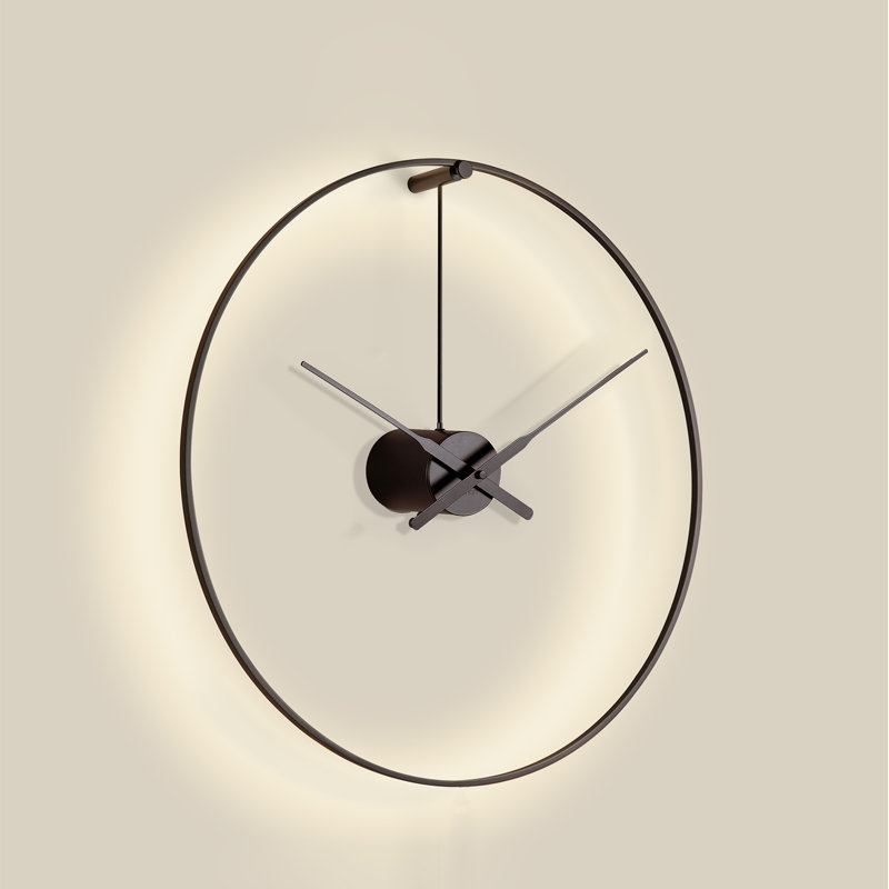 Ombra Aluminium Skeleton Wall Clock