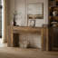 Table de vestibule, console, table de couloir en bois-430584428