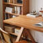 Bureau simple et multifonctionnel en bois de cerisier-169643902