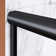VTI 46" - 48" W X 72" H Double Sliding 1/4" Clear Tempered Glass Shower Door Matte Black Finish