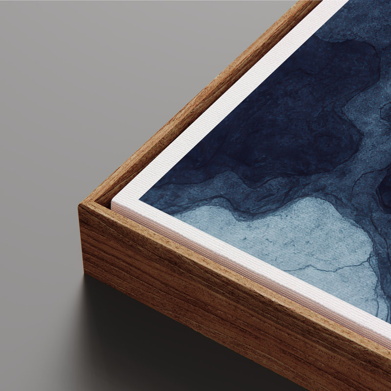 Art mural encadré sur toile, rétro muraux abstraits pour chambre à coucher, H 36 po x l 24 po, Naturel