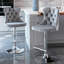 Rosella Swivel Upholstered Adjustable Height Counter Stool with Metal Frame-1385365594