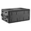 Étui de rangement 4U de 12 po de profondeur, étui peu profond avec compartiment pour microphone, construction en polyéthylène, loquets encastrés, installation facile pour amplificateur, profondeur interne de 8,7 po-130677074