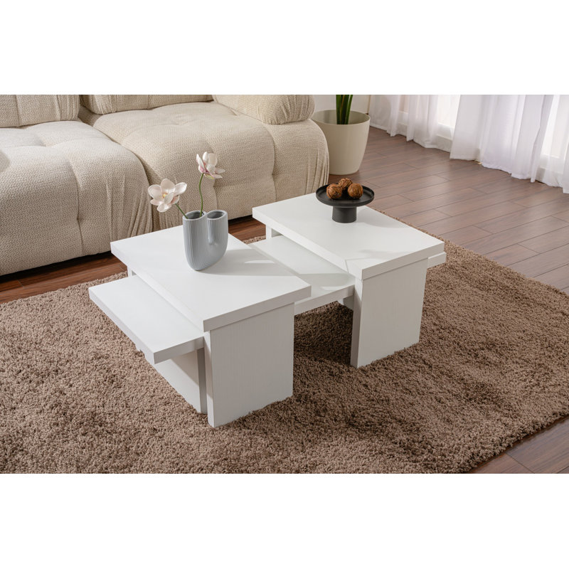 Nordure Coffee Table, White