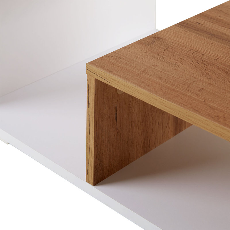 Maudry Abstract Coffee Table with Storage