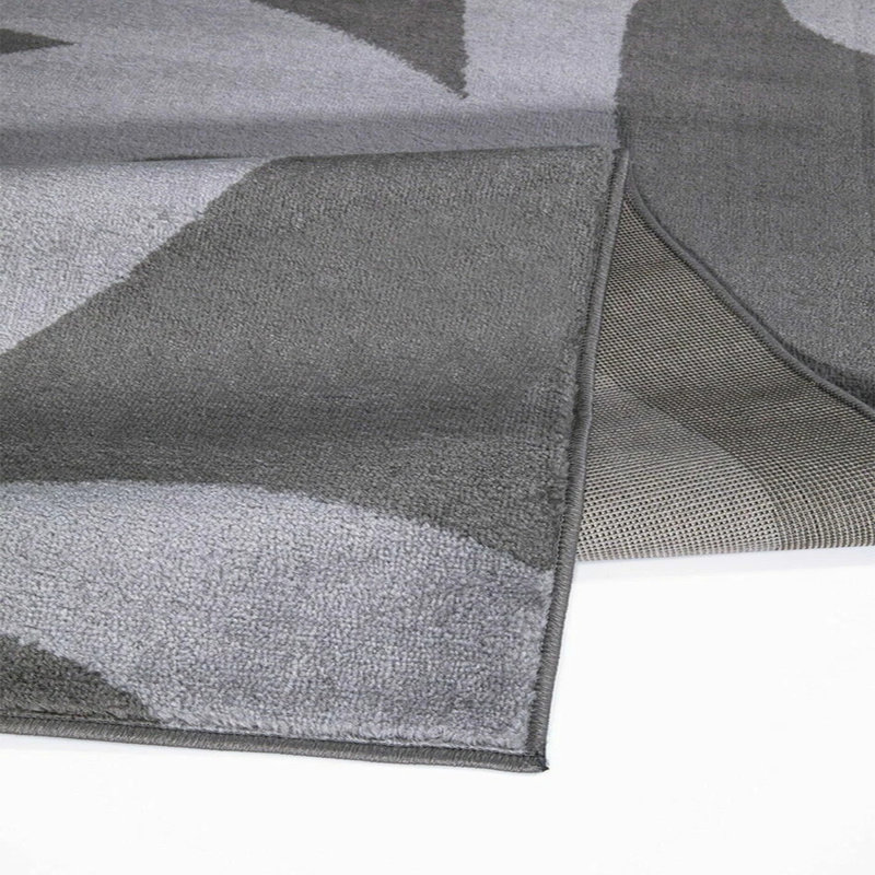 Dark Grey Sophia Modern Floral Area Rug & Runner – Stylish Living Room, Bedroom & Hallway Carpet, Rectangle 160 x 230cm