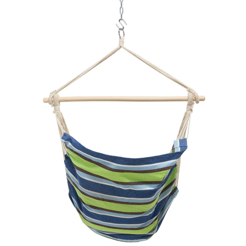 Chaise hamac Lolita, Bleu / vert
