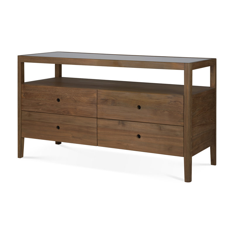 Spindle 4 - Drawer Dresser, Teak