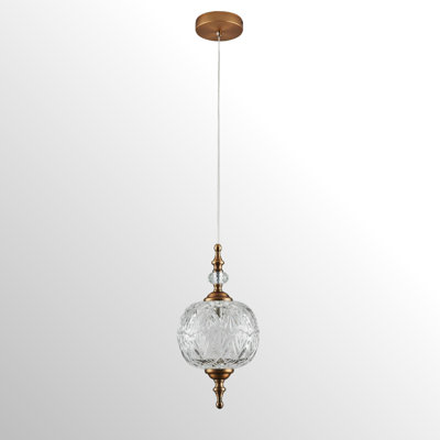Luminaire suspendu en verre 63 * 8,1