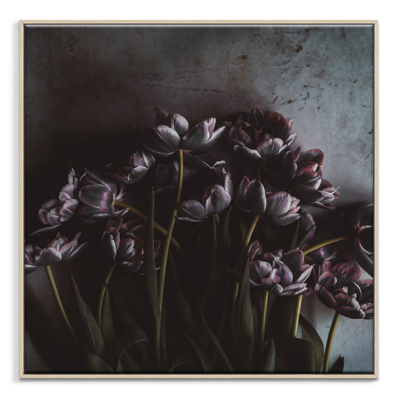 Print on Canvas, 102cm H x 102cm W, Black Floater Frame