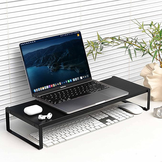 Metal Monitor Stand Monitor riser and Computer Desk