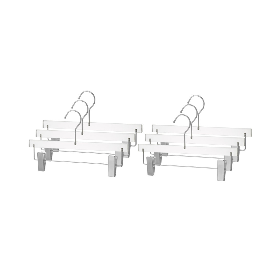 Quality Acrylic Clear Skirt Hangers, Skirt Hangers Organizes Closet Willa Arlo™ Interiors 