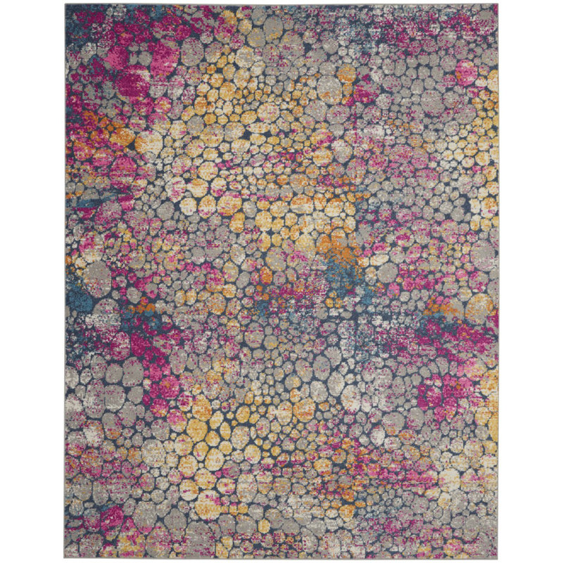 Lalutha Abstract Indoor Rug, Rectangle 8' x 10'