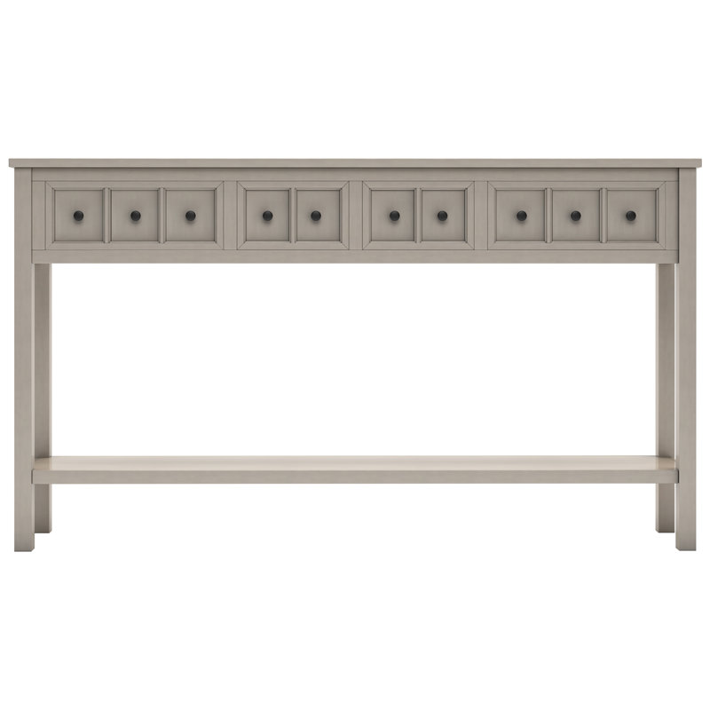 Console Rustic, Bois gris