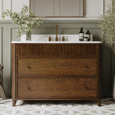 Meuble-lavabo 48 po avec comptoir Statuario