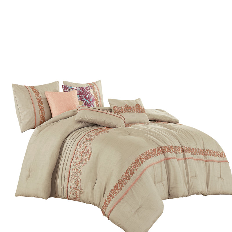 Ensemble d'édredon 7 pièces Coventry Luxury, Édredon de très grande taille et 6 pièces suppl