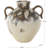 Cole And Grey Ceramic Antique Style Pot Vase With Arched Handles