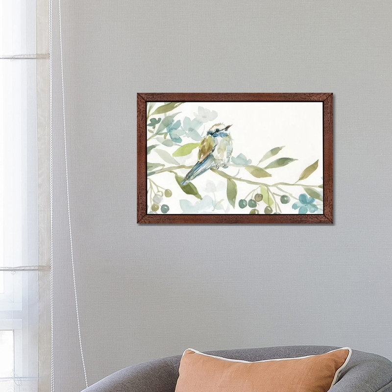 Beginning Of Spring I by Carol Robinson - Floater Frame Painting on Canvas, 66.04 cm H x 45.72 cm W, Brown
