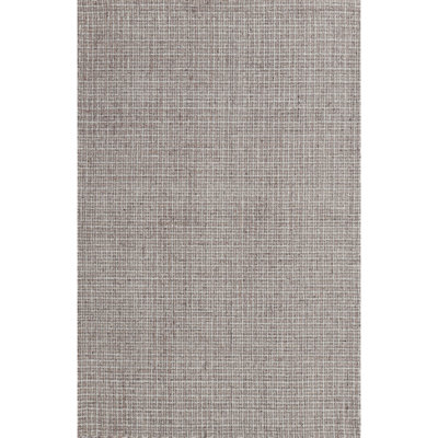 Leigh Hand-Tufted Loop Pile Wool Tweedy Plaid Textured Solid Area Rug Neutrals Tan Gray Beige Taupe