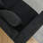 60Inch Oversized 2 Seater Sectional Sofa, Living Room Comfort Fabric Sectional Sofa-Deep Seating Sectional Sofa, Soft Sitting With 2 Pillows For Living Room, Bedroom, Office, Black Teddy-572963441