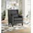 Dishman 29" Modern & Contemporary Textured Accent Chair with Refined Nailhead Trim, Complete Comfort Package-437169577