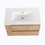 Meuble-lavabo mural 30 po avec lavabo en céramique à 2 tiroirs à fermeture en douceur-501488657-501488656