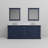 Dukes 80"  Double Vanity, Square Sinks And 30" Mirrors W/ Faucets-731381991-787786599