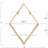 Wood and Gold Diamond Wall Shelf-427059835