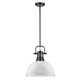 Calico Single Light Steel Dimmable Pendant