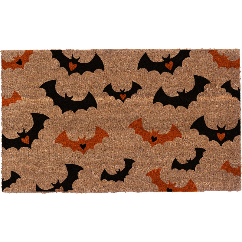 Dubree Non-Slip Halloween Outdoor Doormat, 18" W x 30" L