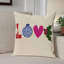 Housse de coussin carrée à imprimé « Love »-19869602