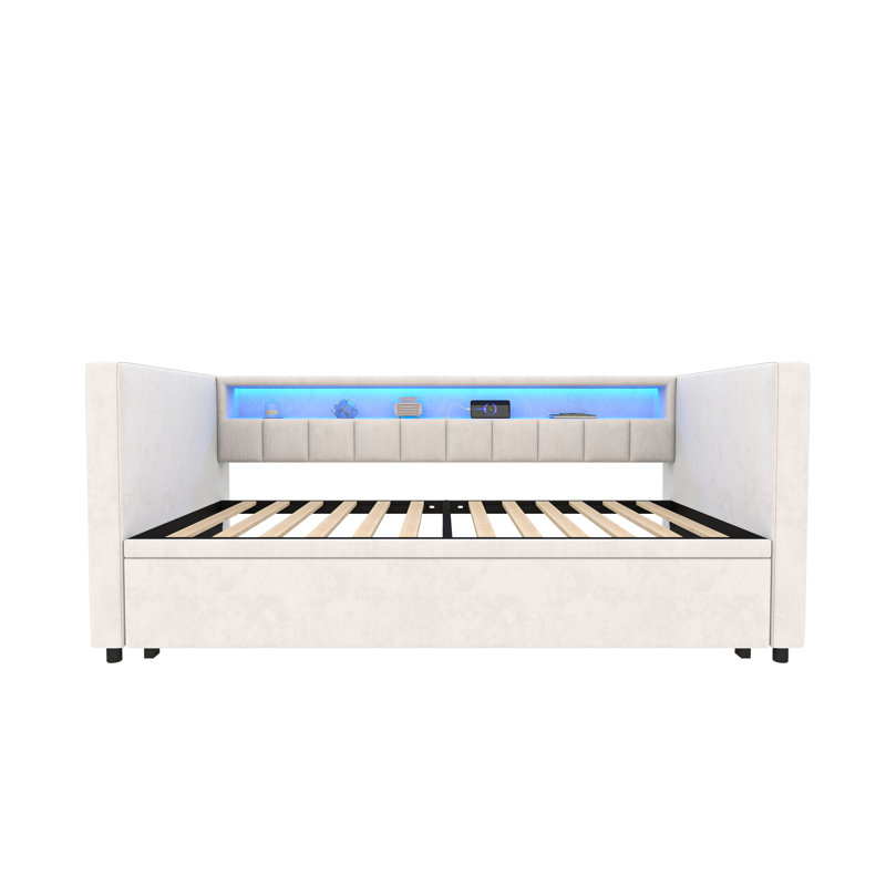 with Trundle, Beige