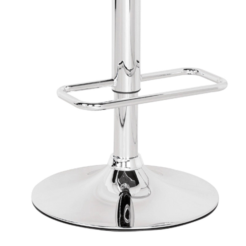 Tabouret réglable en métal et en acrylique pour différents réglages de 34,95 pouces de hauteur avec support pivotant