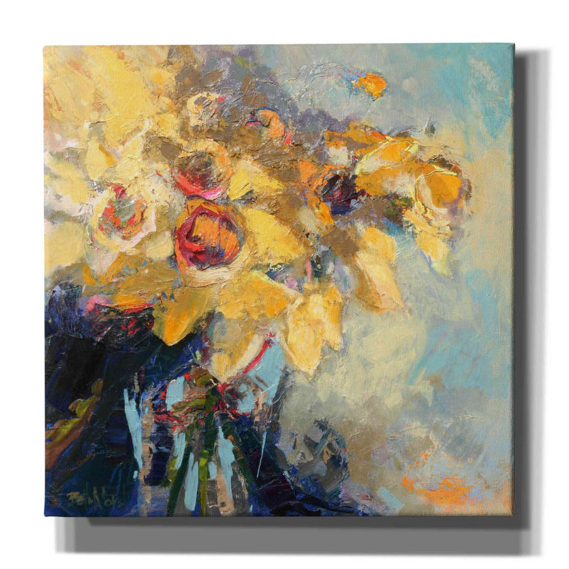 Reproduction sur toile tendue, H 12 po x l 12 po x P 0,75 po
