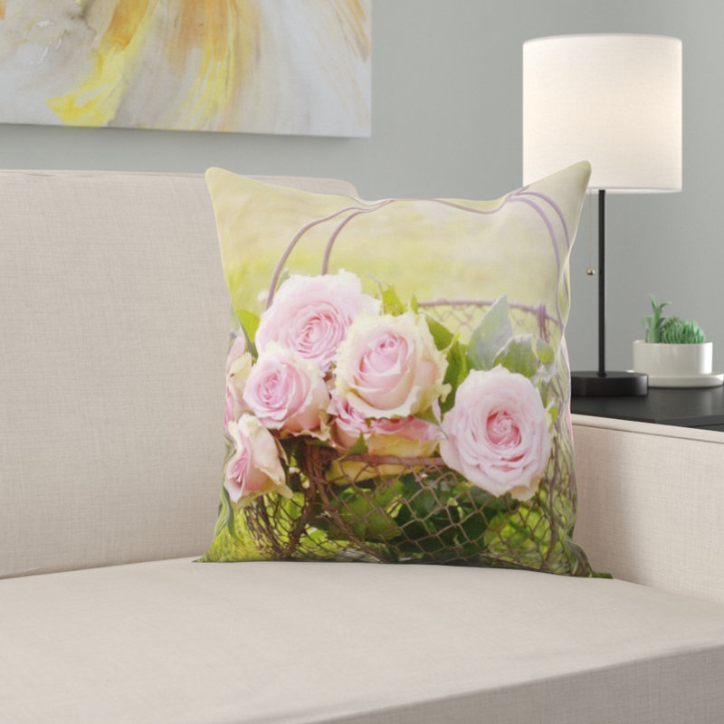 Coussin roses