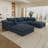 118.2" Cloud Sofa