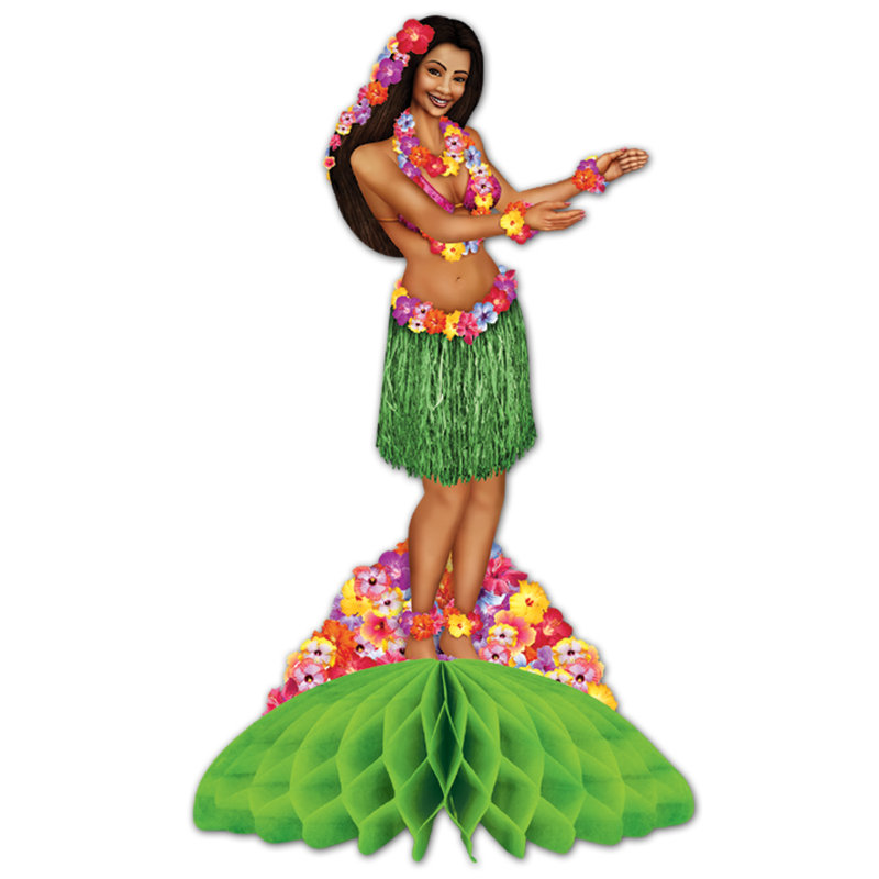 Centre de table Hula - 14 po - paquet de 12