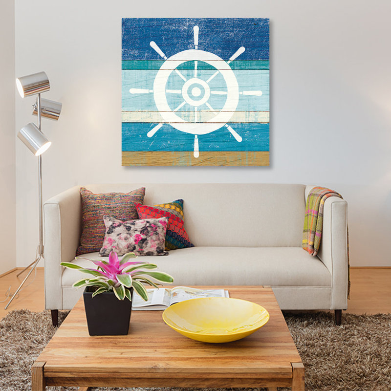 « beachscape series : helm rehausse iv », reproduction d’impression sur toile, H 26 po x l 26 po x P 1,5 po, Toile tendue